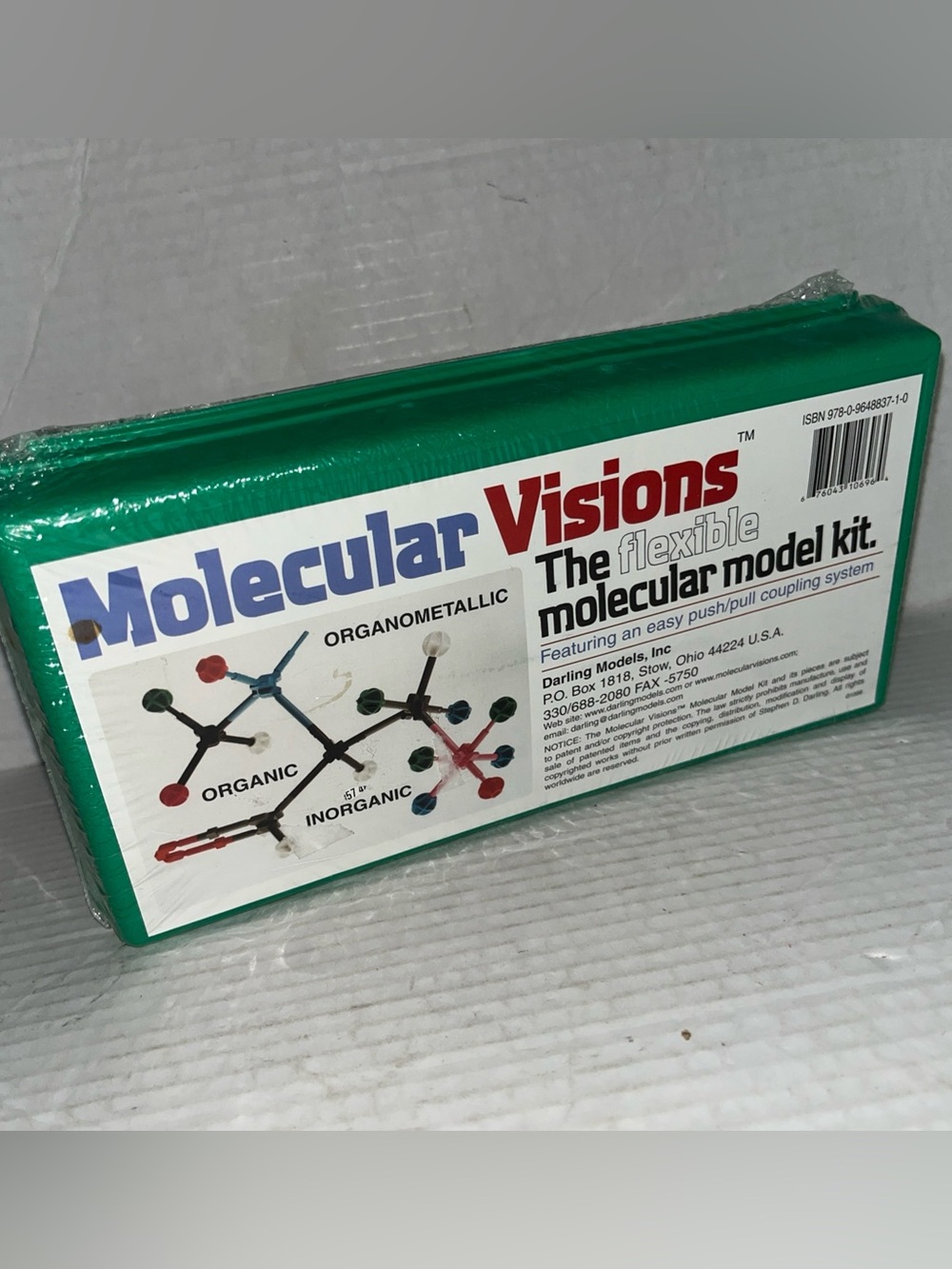 Molecular Visions Flexible Molecular Model Kit - Green Box